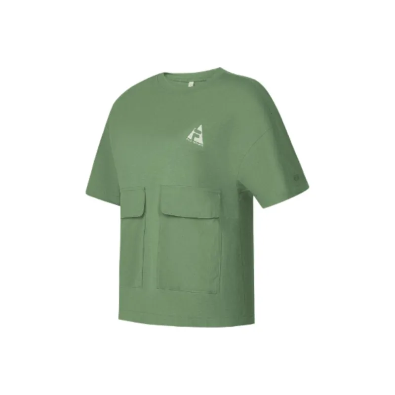 FILA T Shirts Women's Alkaline Green-0