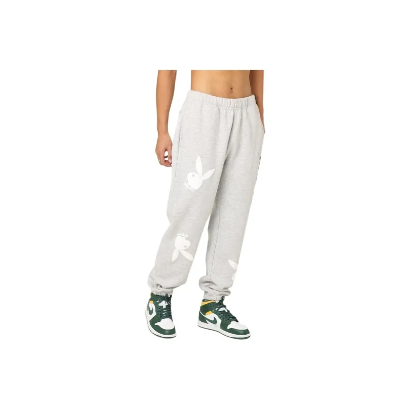 HUF x Playboy Casual Pants Men's Gray-0