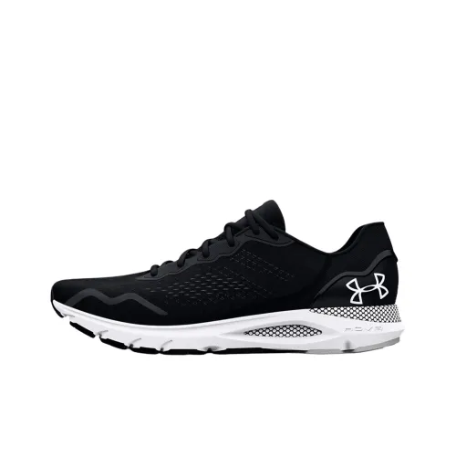 Under Armour Hovr Sonic 6 Anti Slip Wear Resistant Low Top Casual Running Shoes Men's Black