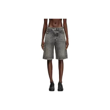 DIESEL De Sire Short Herringbone Denim Shorts