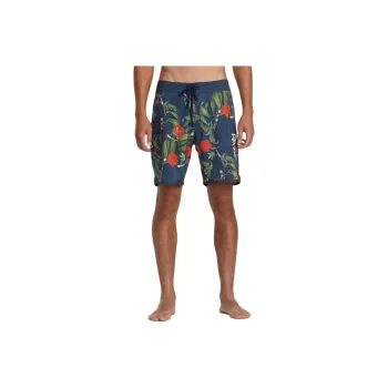 RVCA Beach Shorts Men's Black Floral