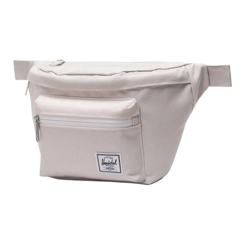 Herschel Recycled Materials One Shoulder Crossbody Fanny Pack Regular Unisex Pink White-1