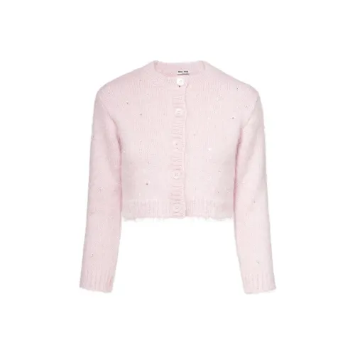 MIU MIU SS22 Knitwear Women's Pink
