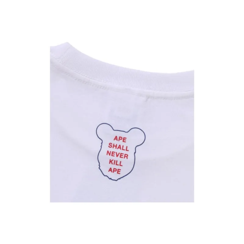 Bape X Medicom Toy Abc Camo Bear Milo Tee-2