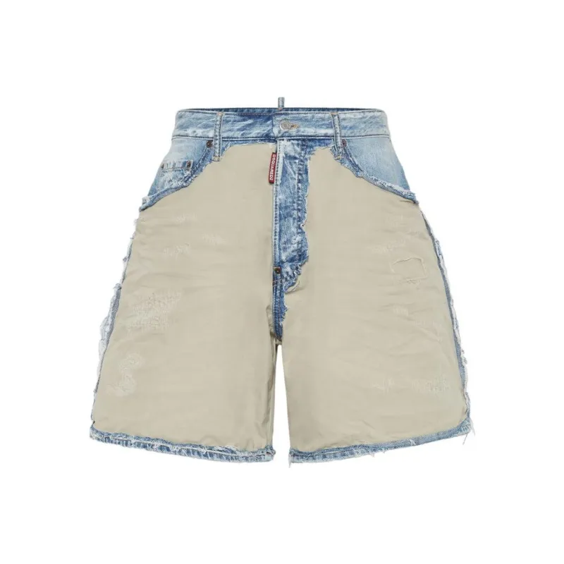 DSQUARED 2 Semplice Carpenter Denim Shorts-0