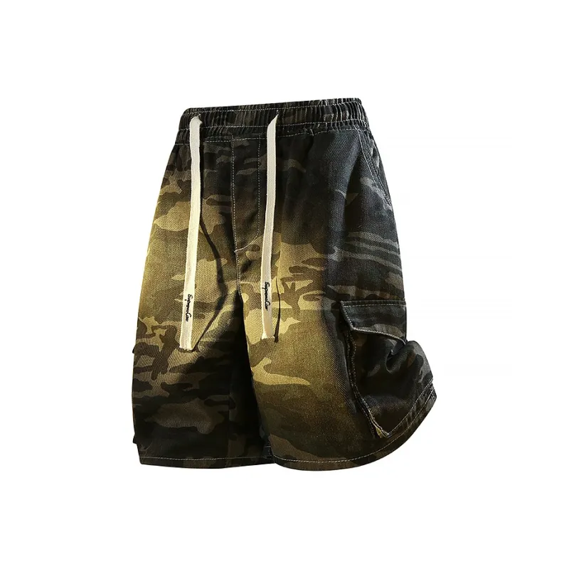 Supremo Cat Denim Shorts Unisex-2