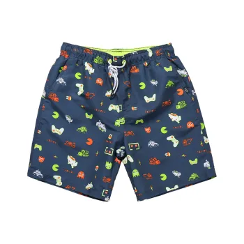 GAILANG Beach Shorts Men's Video Game Print