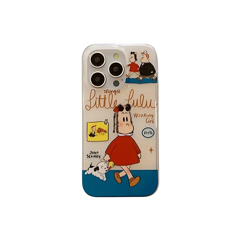 Wei Xin Acrylic Material Cartoon Girl Puppy Bracelet Phone Cases Compatibility With IPhone 16/15/13/14/Pro/Max-3