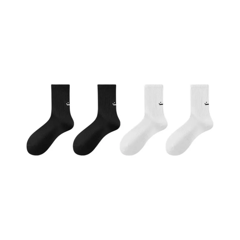 LUYOUYE Mid Calf Socks Men's 4 Pack-6