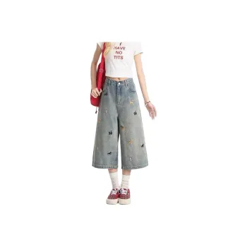 KOKO BASE Denim Shorts Unisex Blue
