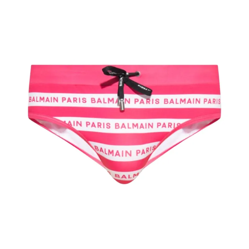 BALMAIN Swimming Shorts Men Pink-0