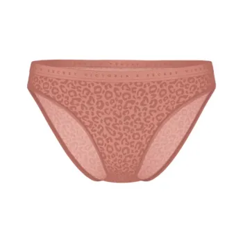 Victoria's Secret Underpants Women's 1 Pack Blush Leopard Print