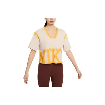Nike Crop Tops Women's Yellow