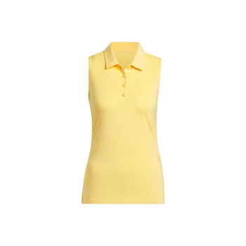 Adidas Women's Ultimate365 Solid Sleeveless Polo Shirt Semi Spark