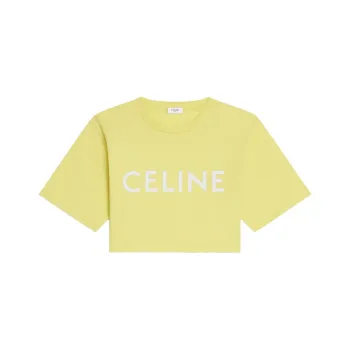 CELINE Crop Tops Women's Yellow