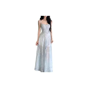 Pa33word Fashion Slip Dress Women's Fresh Sky Blue