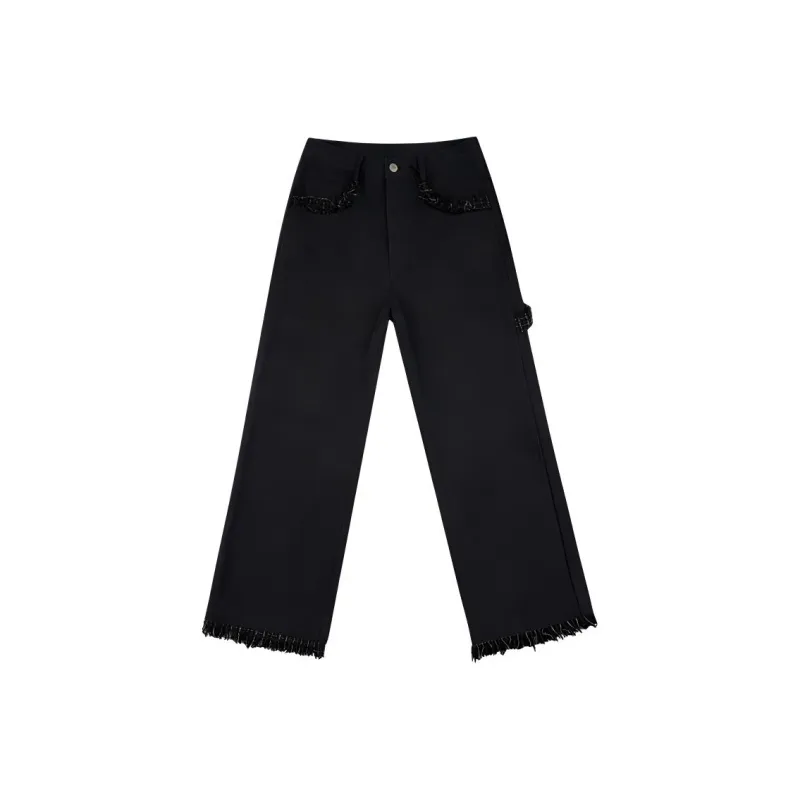 GOOD BAI Series 916 Casual Pants Unisex Black-0