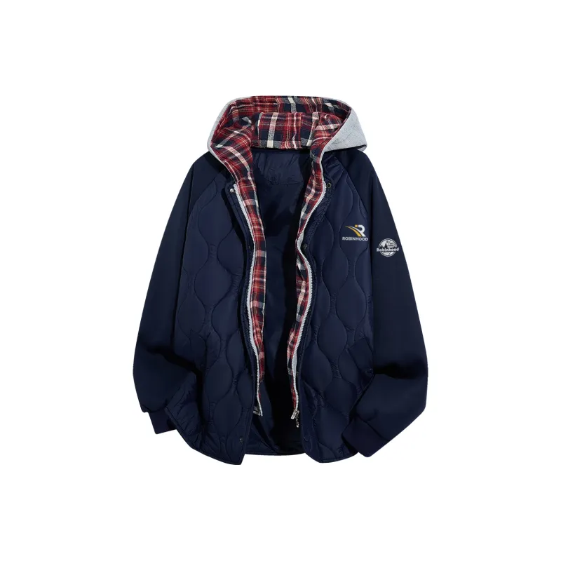 ROBINHOOD Puffer Jackets Unisex Black-8