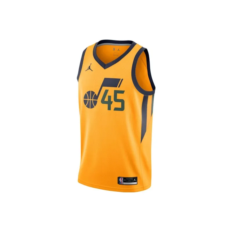 Nike Basketball Jersey Men's Yellow-0