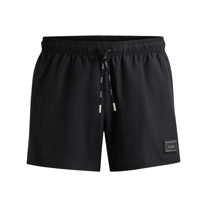 HUGO BOSS Logo plaque Drawstring Shorts-0