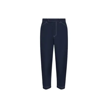 THOM BROWNE Mid rise Tapered Chinos