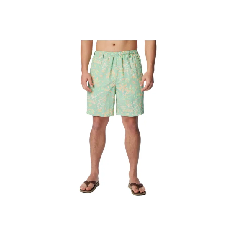 Columbia PFG Super Backcast™ Casual Shorts Men's Light Green-0