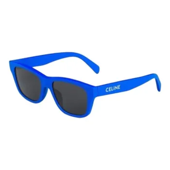 CELINE Acetate Square Sunglasses Unisex Blue