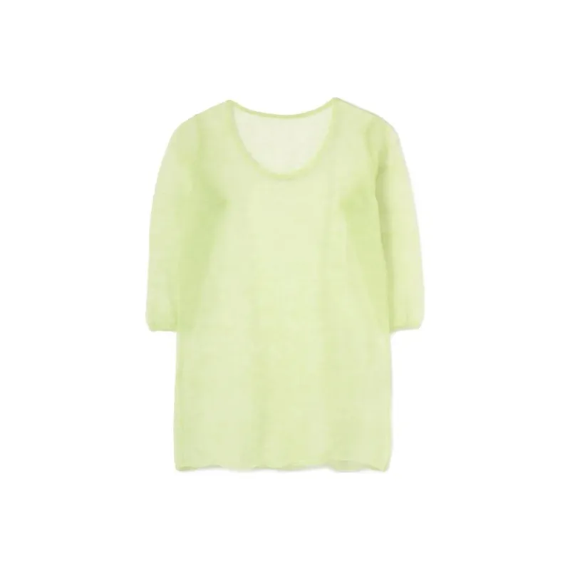 Yohji Yamamoto T Shirt Women's Light Green-0