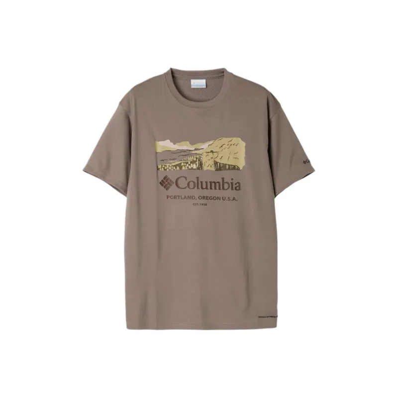 Columbia Lake Arrowhead T Shirt Men's Brown-0