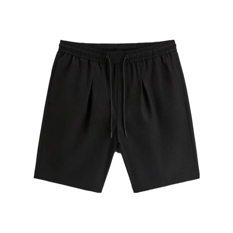 ZARA Casual Shorts Men Black-0