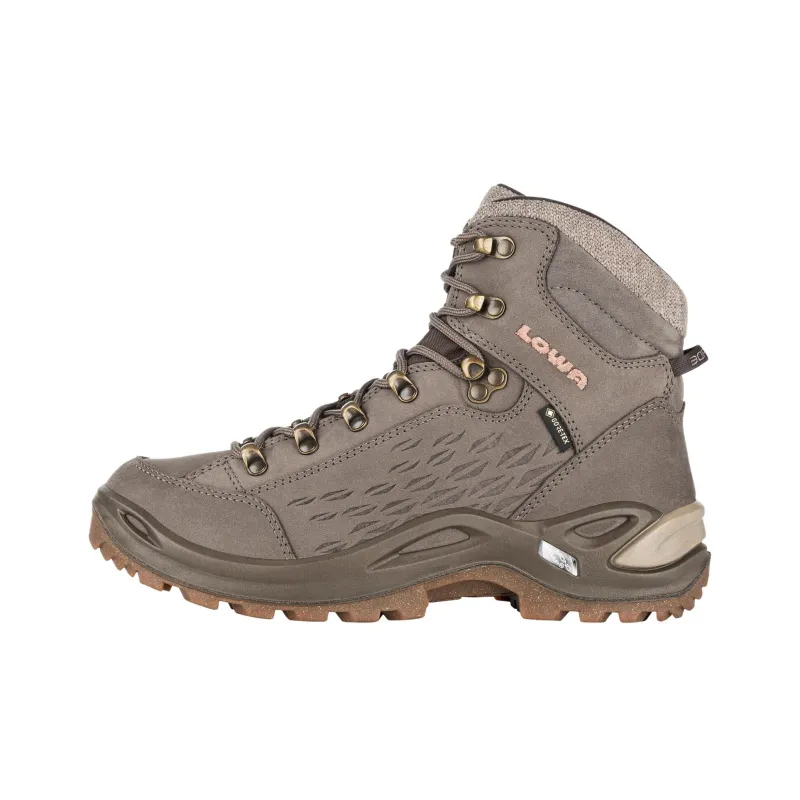 Lowa Renegade Abrasion Resistant Slip Resistant Short Outdoor Boots Unisex Brown-0