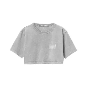 Alexander Wang Crop Tops Women's Gray
