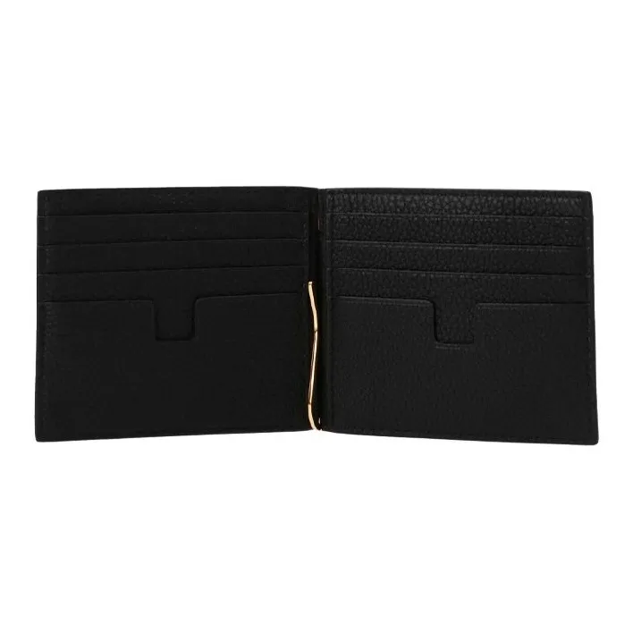 TOM FORD Leather Wallet Men's Black-2