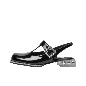 SHOESZOOO Casual Single Shoes Women's Hepburn Black