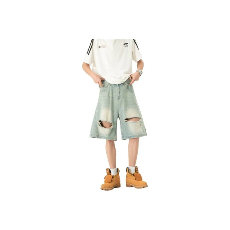 ROOMBOSE Denim Shorts Unisex-4