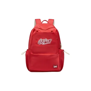 Lee Fabric Backpack Regular Unisex Preppy Red