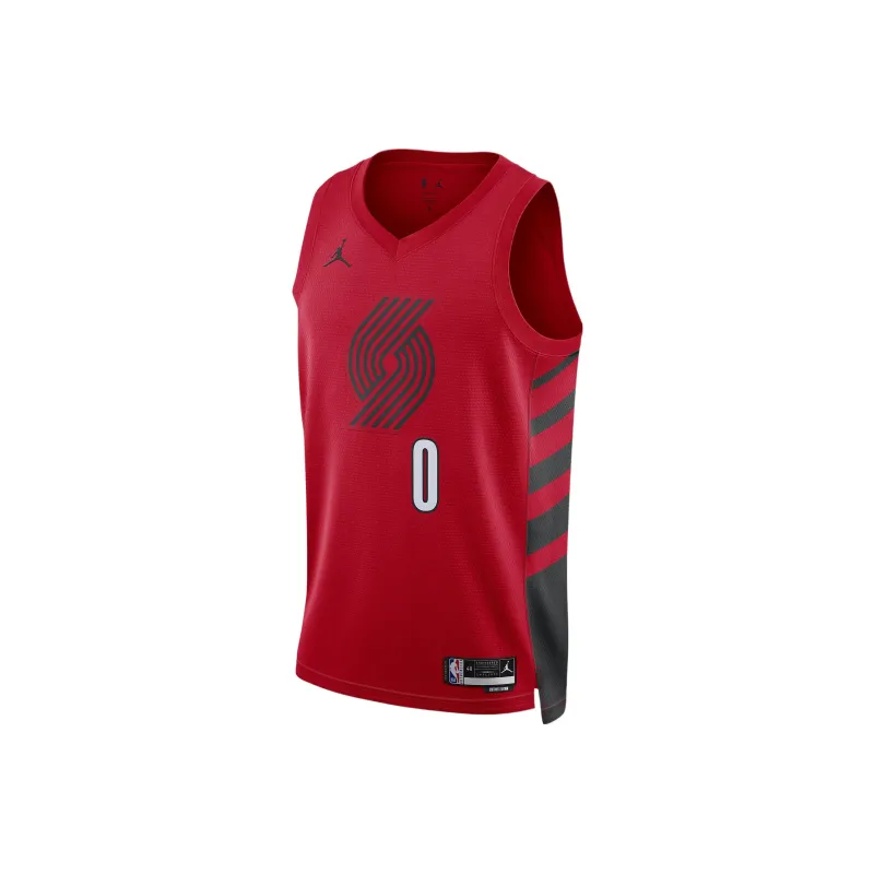 Jordan Basketball Jerseys Men Red-0