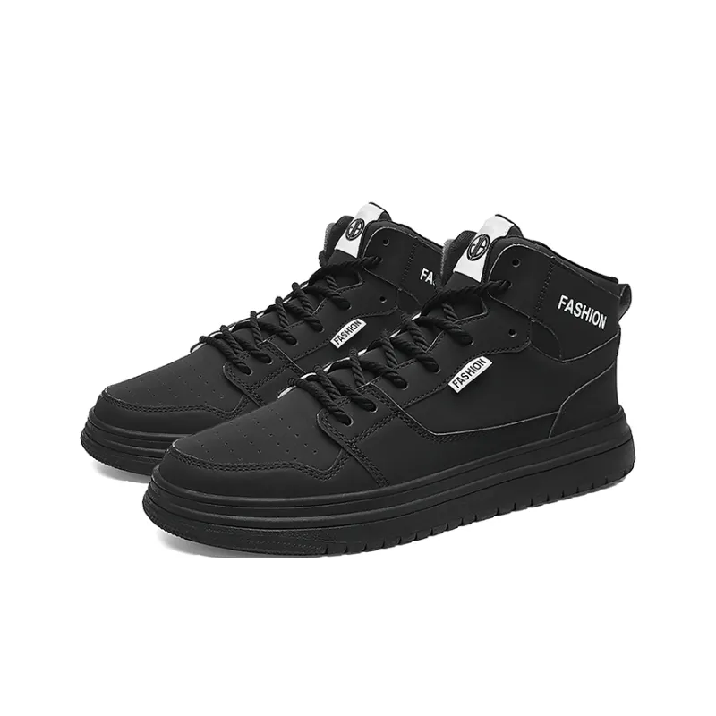 Yi Jiabao Impact Resistant, Abrasion Resistant, Breathable High Top Skateboard Shoes Men's-2