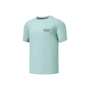Skechers T Shirt Unisex Artistic Style Green 03WV