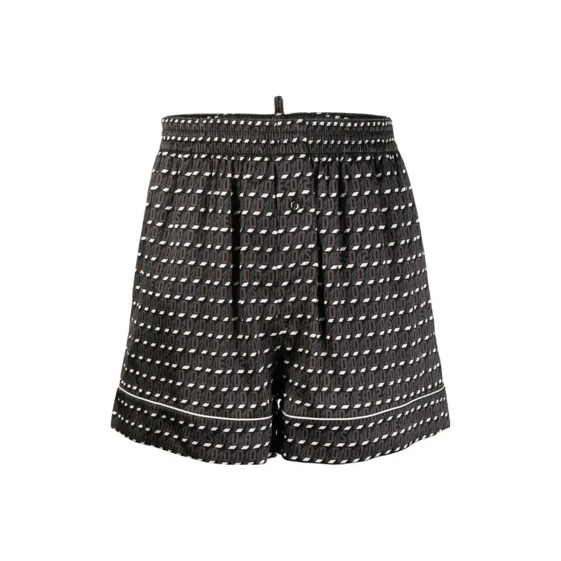 DSQUARED2 Logo-print Silk-blend Briefs-0
