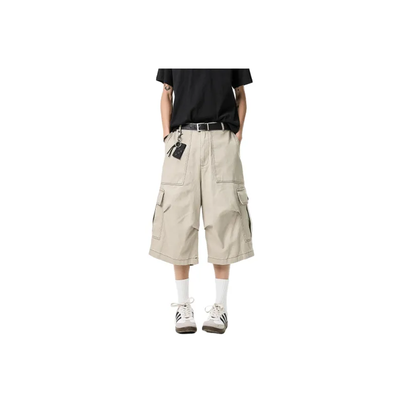PAINT STAIN Cargo Shorts Unisex-14