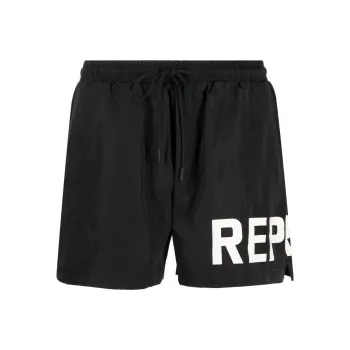 REPRESENT Logo-Printed Elastic Waist Swim Shorts