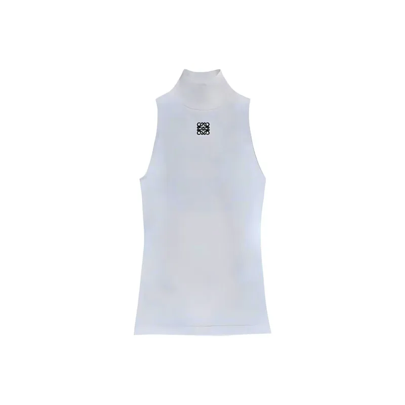 LOEWE High Neck Top White-0