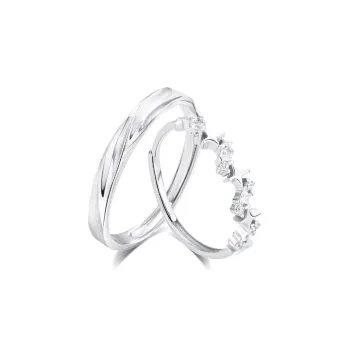 KUMET Sterling Silver Rings Unisex