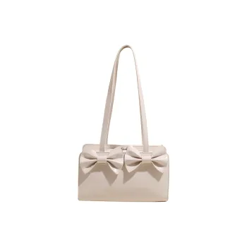 RIVMIND PU Shoulder Bag Women's White/Pink/Blue/Red/Black