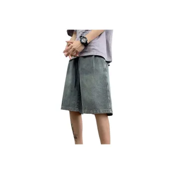 F·dragon Denim Shorts Unisex Blue