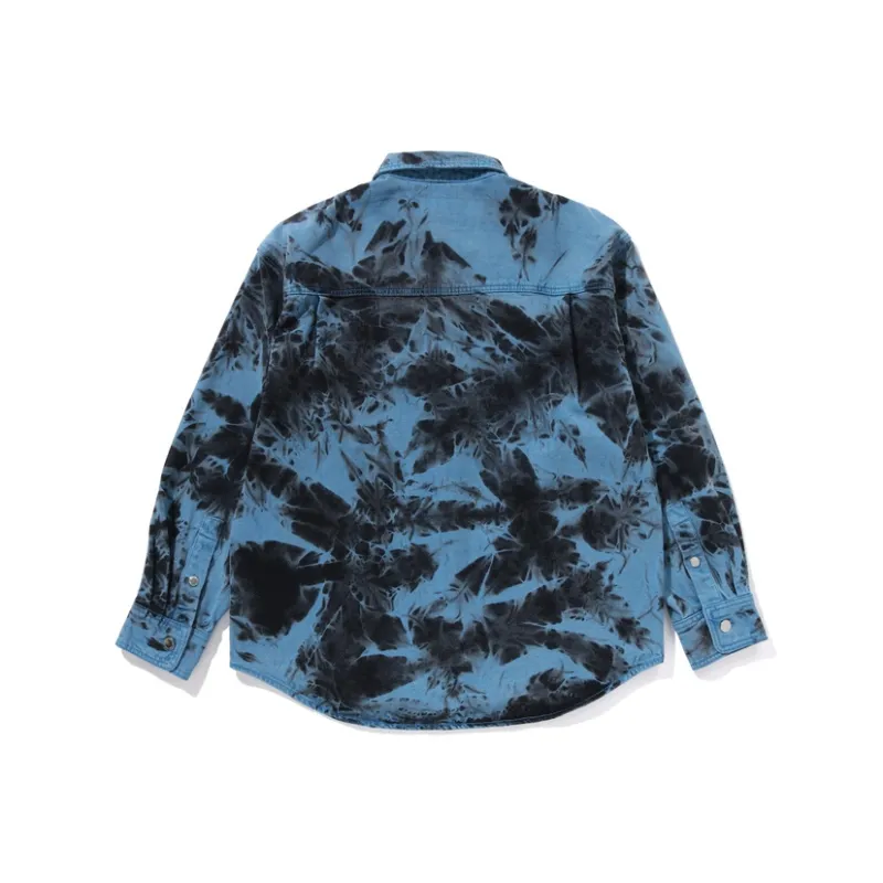 A BATHING APE ® Tie dye Long sleeve Shirt-1