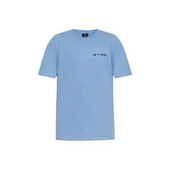 ETRO Logo Embroidered Crewneck T Shirt