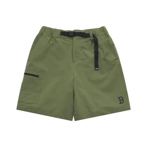 MLB Basic Collection Basic Boston Red Sox SS25 Cargo Shorts Men's Green