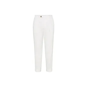 Brunello Cucinelli Turn Up Hem Corduroy Trousers